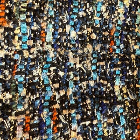 Lovers + Friends Aiden Blue Multi Tweed Belted Mini Skirt Medium - Picture 8 of 15